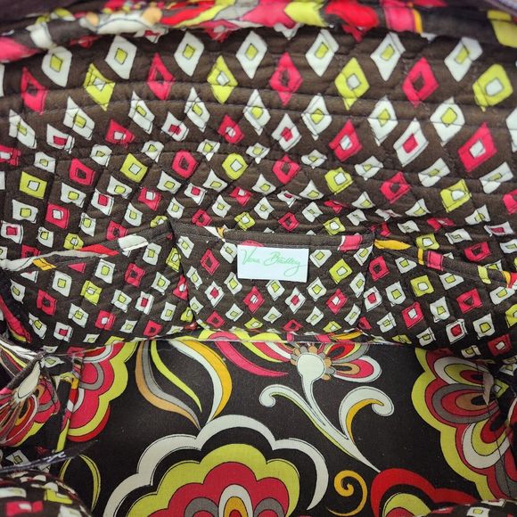 Vera Bradley Shoulder Bag & Zippered Wallet Retired Puccini Print - Picture 4 of 16